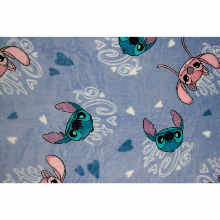Disney Stitch Coral hooded blanket 120x150cm-3