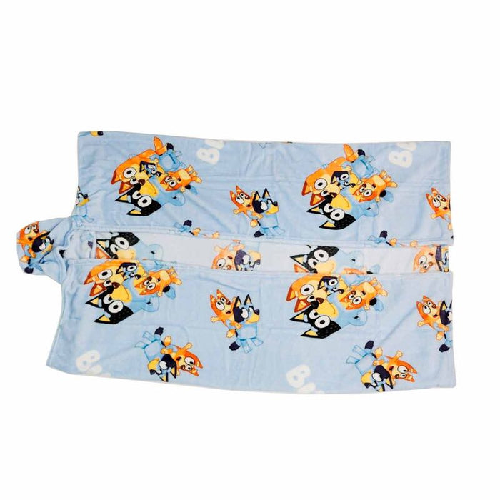 Bluey Coral hooded blanket 120x150cm-2