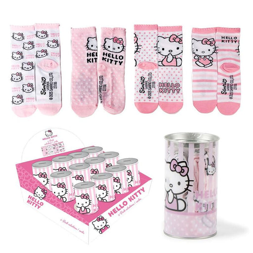 Hello Kitty Money box 4 pairs of socks-1