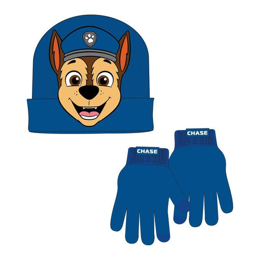 Paw Patrol Chase hat and gloves set-1