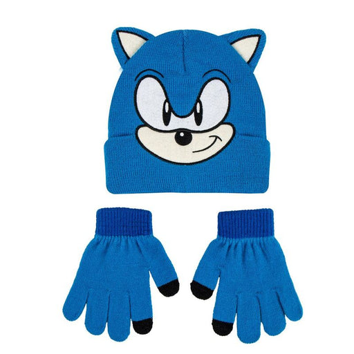 Sonic The Hedgehog hat and gloves set-1