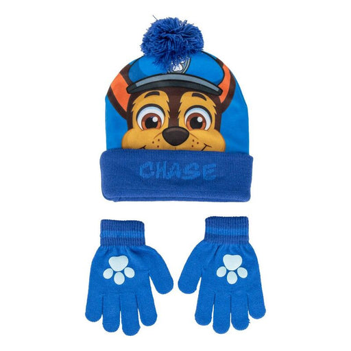 Paw Patrol Chase hat and gloves set-1