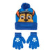 Paw Patrol Chase hat and gloves set-1