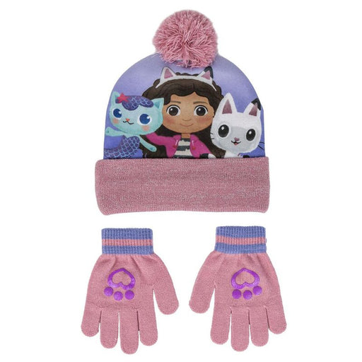 Gabbys Dolls House hat and gloves set-1