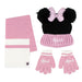Disney Minnie winter set snood hat gloves-1