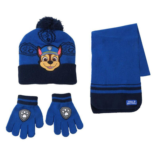 Paw Patrol winter set snood hat gloves-1