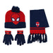 Marvel Spiderman winter set snood hat gloves-1