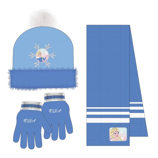 Disney Frozen winter set snood hat gloves-1