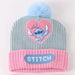 Disney Stitch winter set snood hat gloves-2