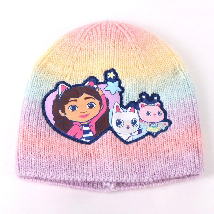 Gabbys Dolls House winter set snood hat gloves-2