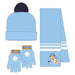 Bluey winter set snood hat gloves-2