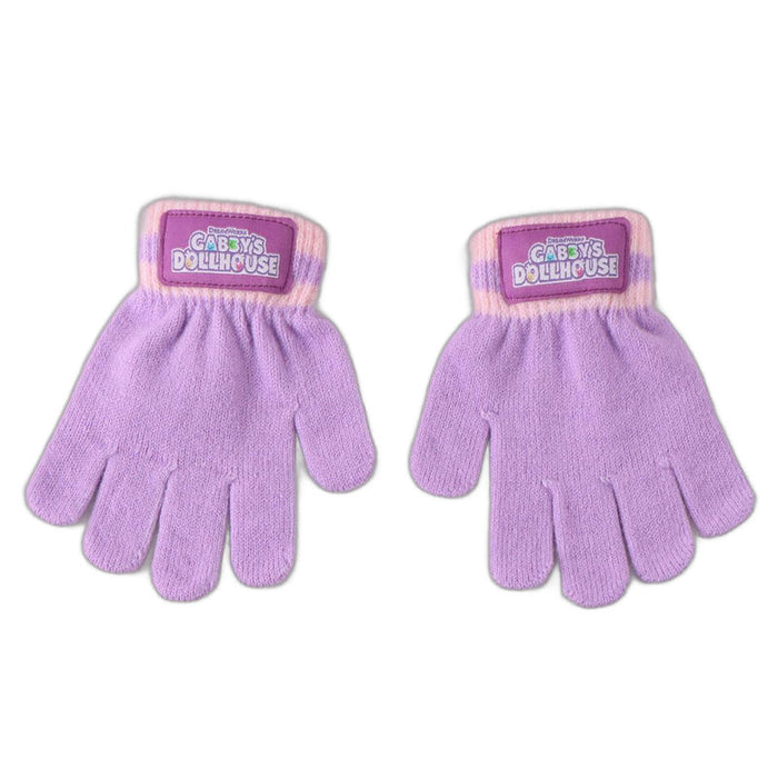 Gabbys Dolls House winter set snood hat gloves-3