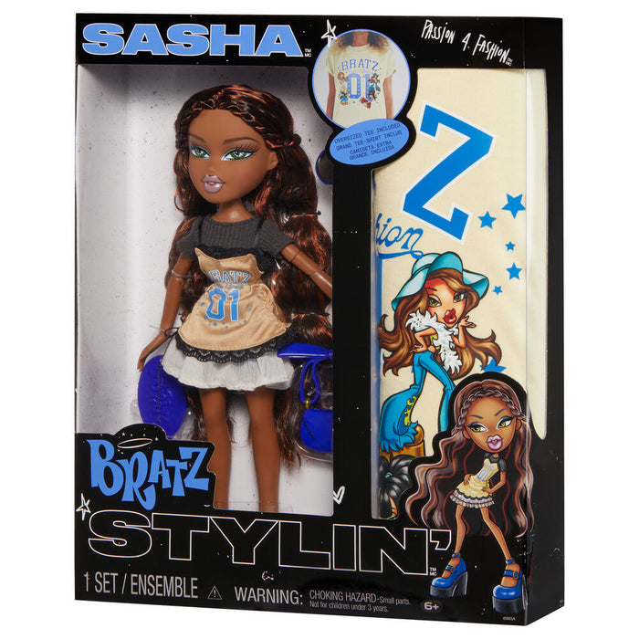 Bratz Stylin Sasha doll + t-shirt-1