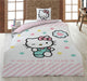 Hello Kitty cotton duvet cover bed 90cm-2