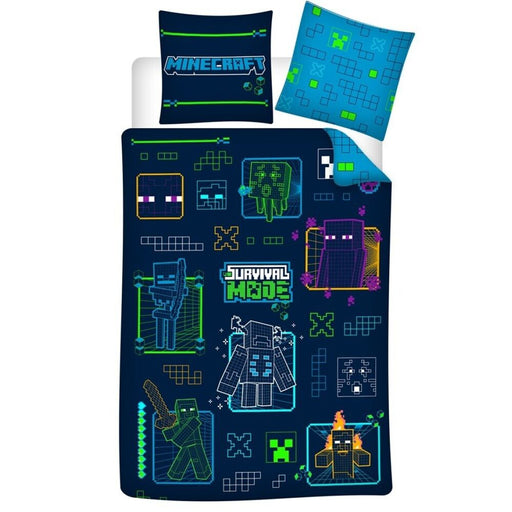 Minecraft microfibre duvet cover bed 90cm-1