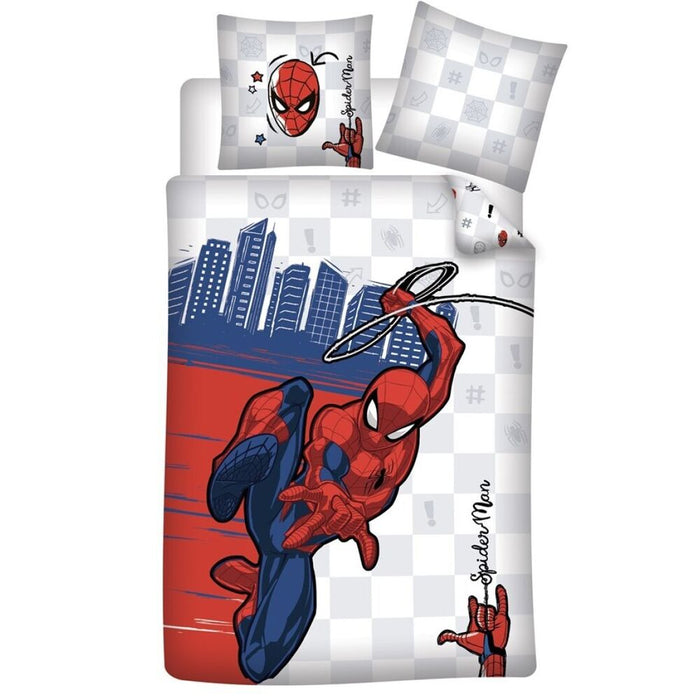 Marvel Spiderman cotton duvet cover bed 90cm-1