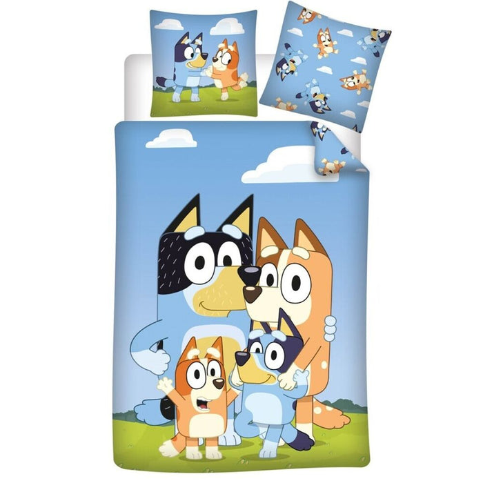 Bluey policotton duvet cover bed 90cm-1