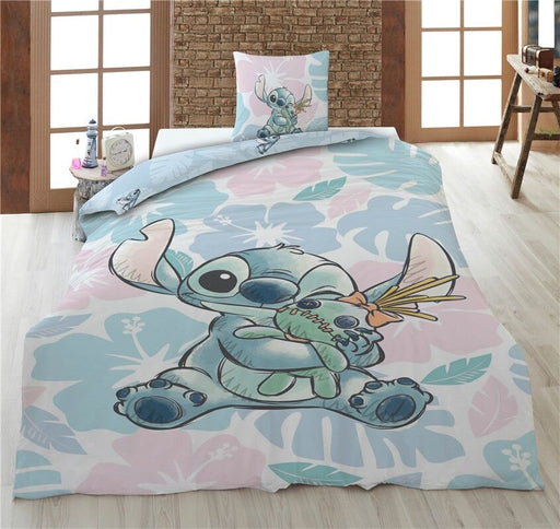 Disney Stitch policotton duvet cover bed 90cm-1