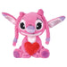 Disney Stitch Angel heart plush toy 25cm-1