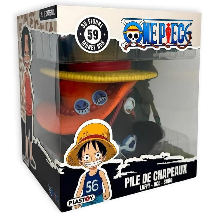 One Piece Pila Hats money box figure 16cm-2