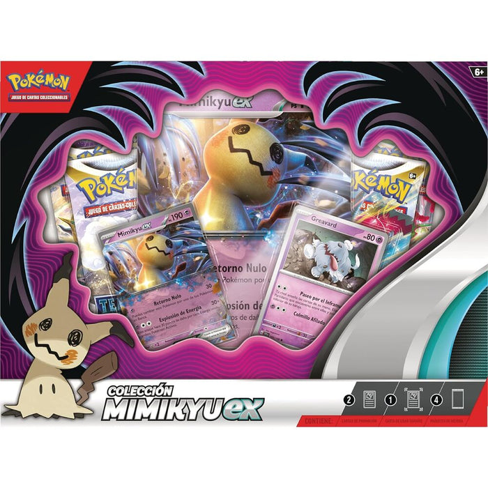Spanish Pokemon Mimikyu Ex collectible card game blister-2