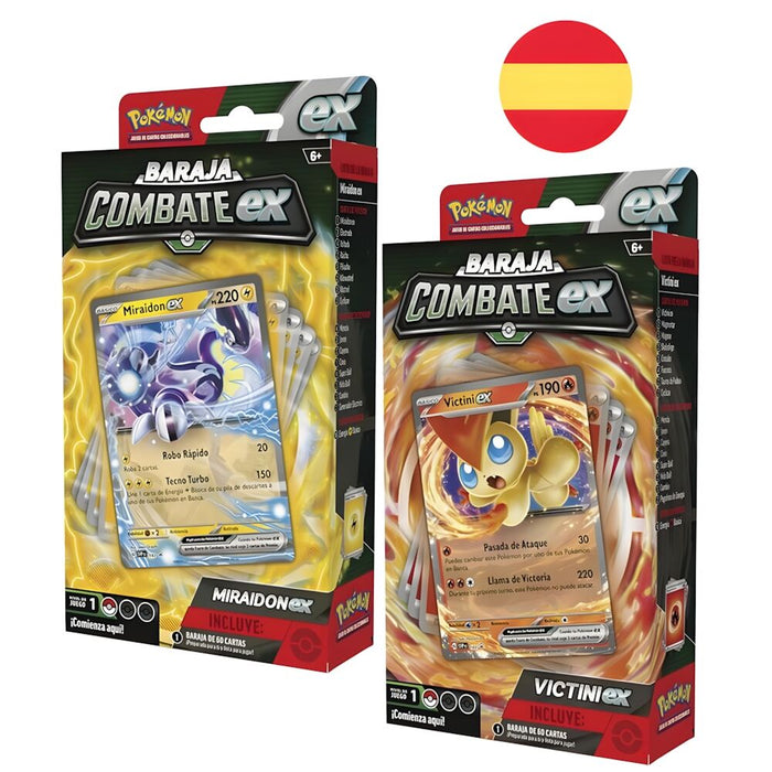 Spanish Pokemon Battle Deck Victini ex Miraidon ex-1