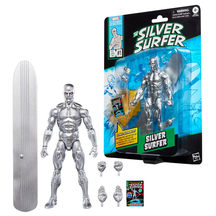 Marvel Legends Series The Silver Surfer - Silver Surfer figure 15cm-11
