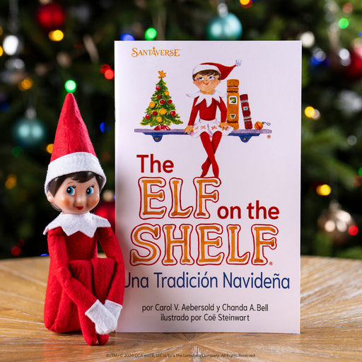 Spanish The Elf On the Shelf girl Story + Doll set-1