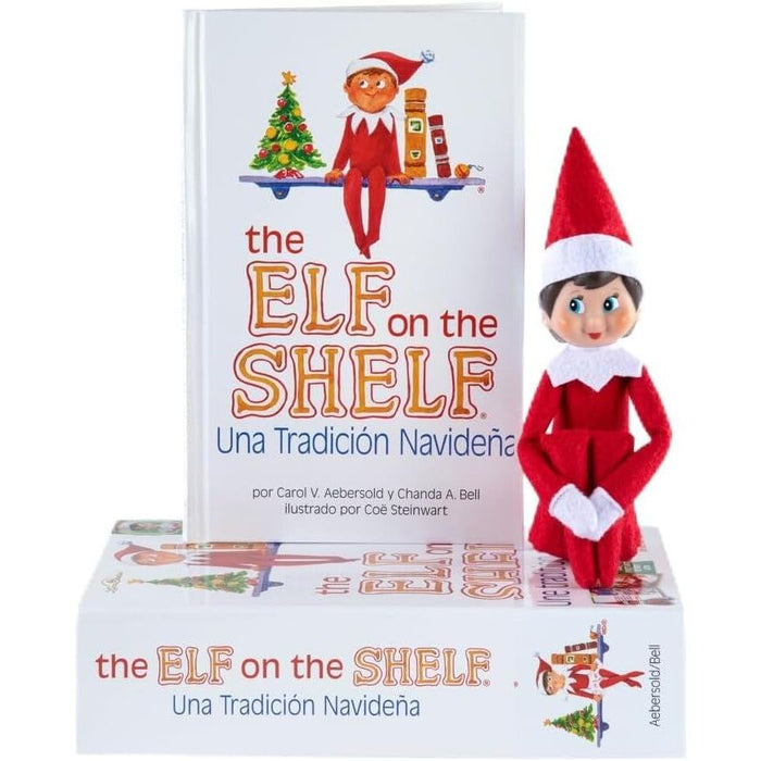 Spanish The Elf On the Shelf girl Story + Doll set-2