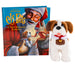 Spanish Elf Pets Story + plush toy Bernard dog set-1