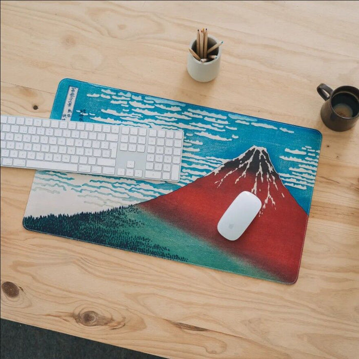 The Great Wave of Kanagawa Hokusai gaming desk mat-2
