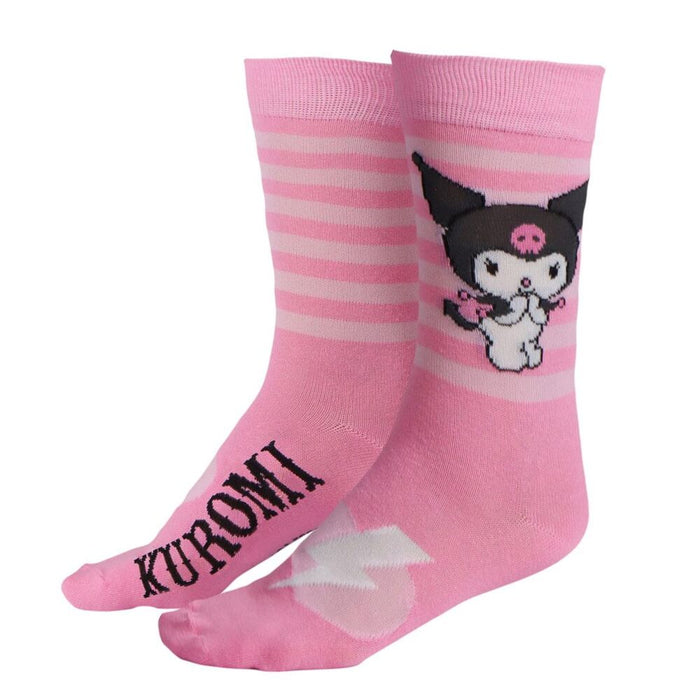 Hello Kitty Kuromi pack 3 adult socks-2