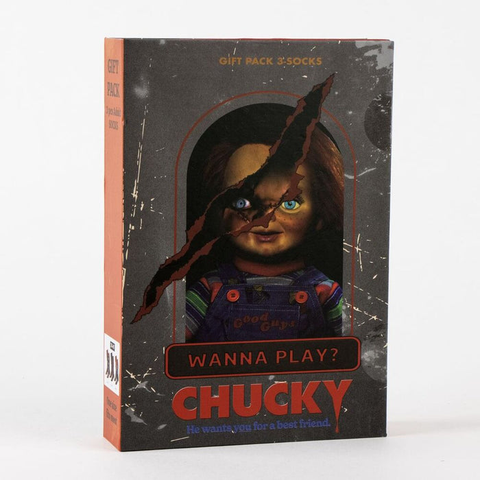 Chucky pack 3 adult socks-5