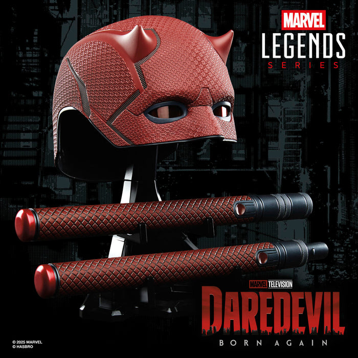 Marvel Legends Series Daredevil Born Again Mask + Billy Club replica-4
