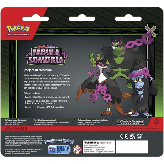 Spanish Pokemon Scarlet and Purple Shrouded Fable blister set of collectible cards-2