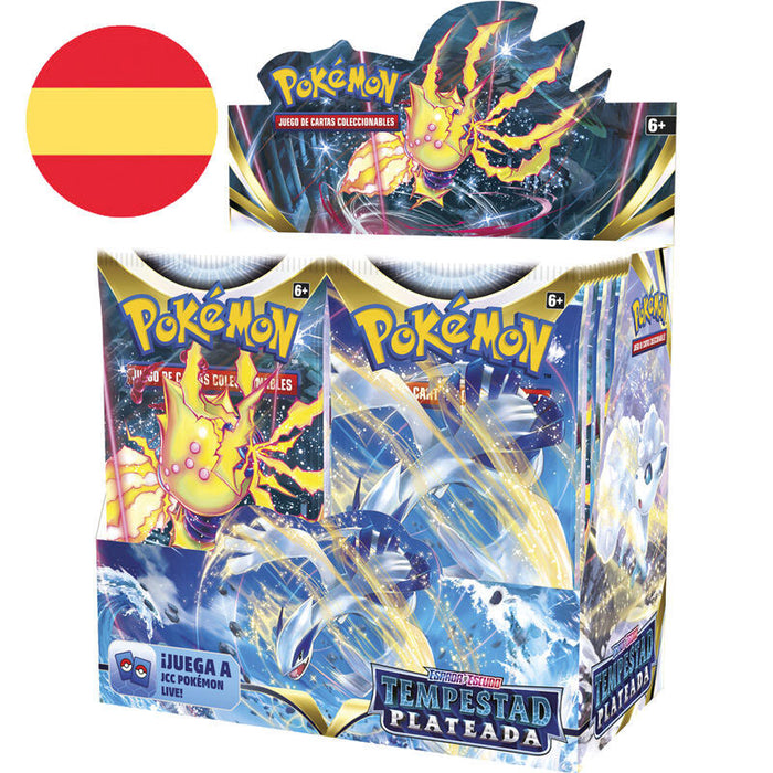 Spanish Pokemon Sword and Shield Silver Storm About collectible card games-6