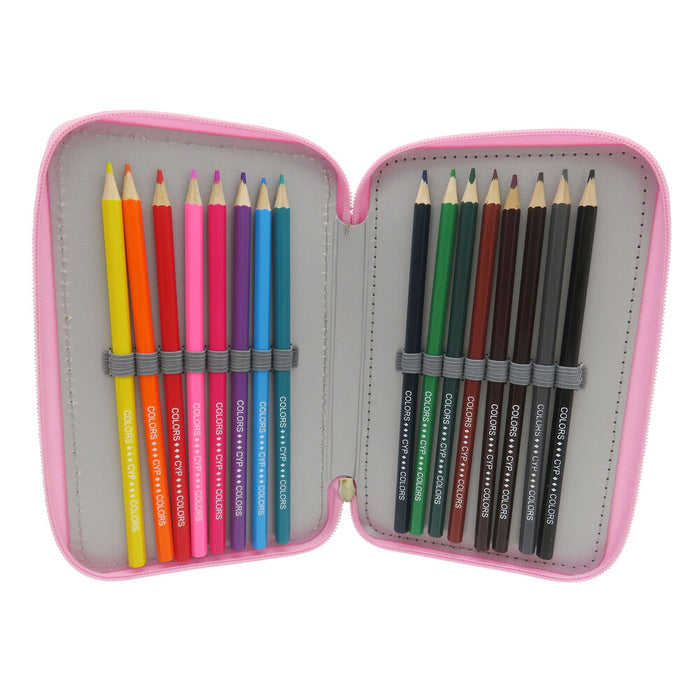 Disney Stitch triple pencil case-3