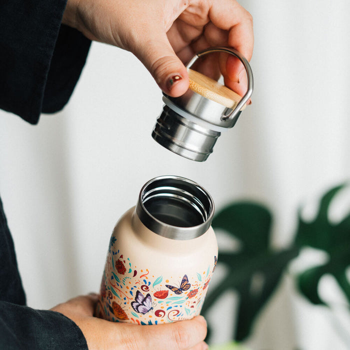 Frida Kahlo Long Live Life Stainless steel bottle 500ml-7