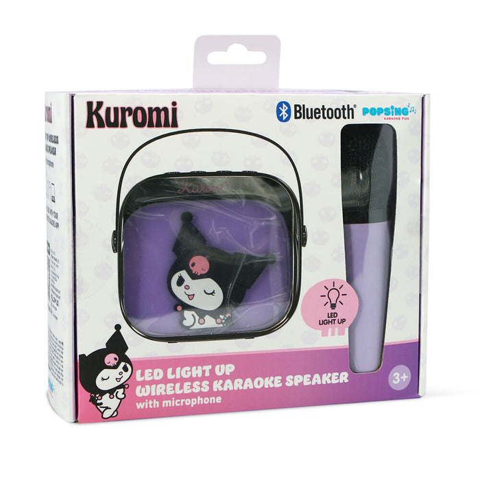 Hello Kitty Kuromi LED Karaoke Speaker and Microphone-11