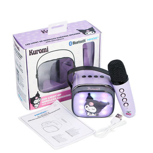 Hello Kitty Kuromi LED Karaoke Speaker and Microphone-1