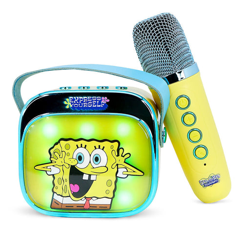 SpongeBob LED Karaoke Speaker and Microphone-1