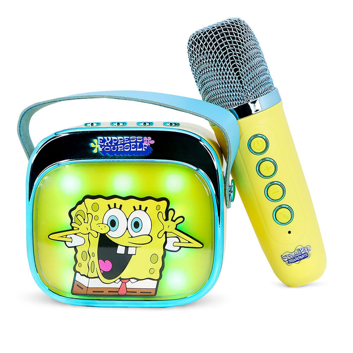 SpongeBob LED Karaoke Speaker and Microphone-1