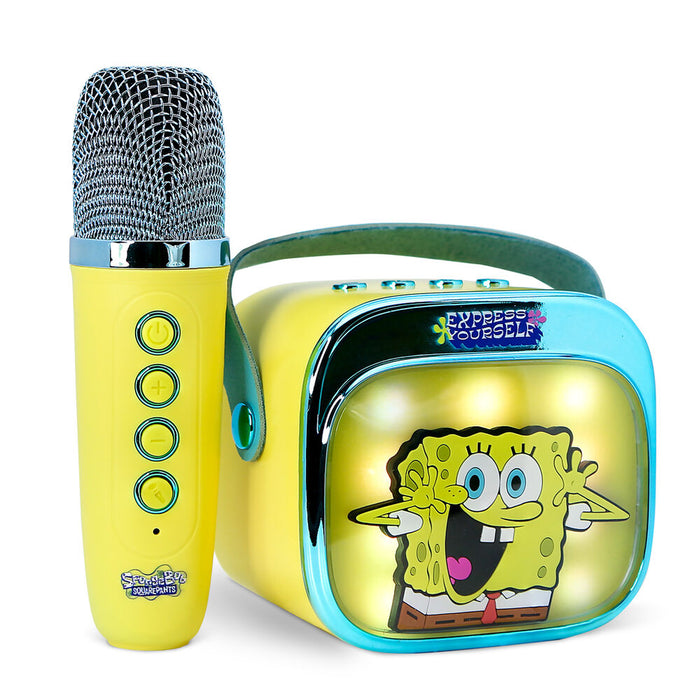 SpongeBob LED Karaoke Speaker and Microphone-4