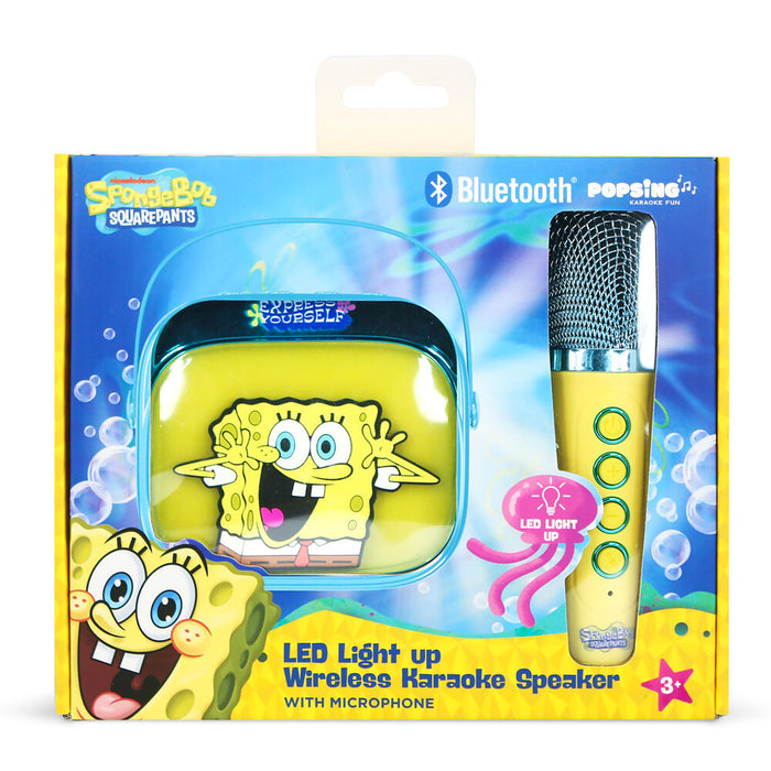 SpongeBob LED Karaoke Speaker and Microphone-10