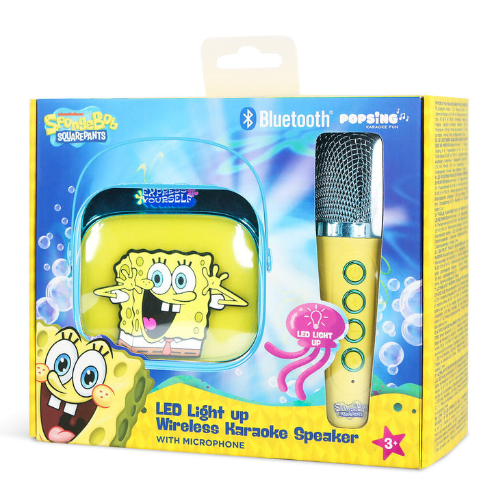 SpongeBob LED Karaoke Speaker and Microphone-11