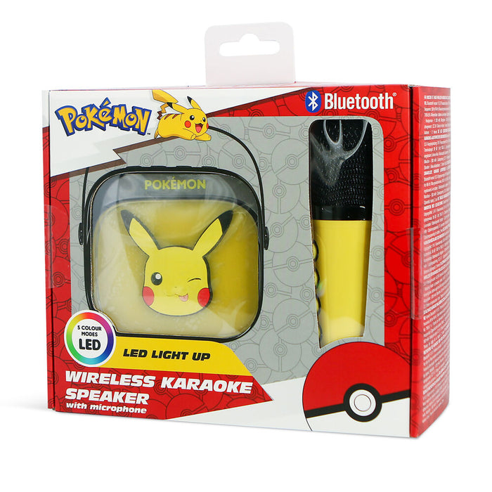 Pokemon Pikachu LED Karaoke Speaker and Microphone-11