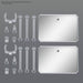 Display Stand Action Base 6 Clear with Mirror Stickers-2