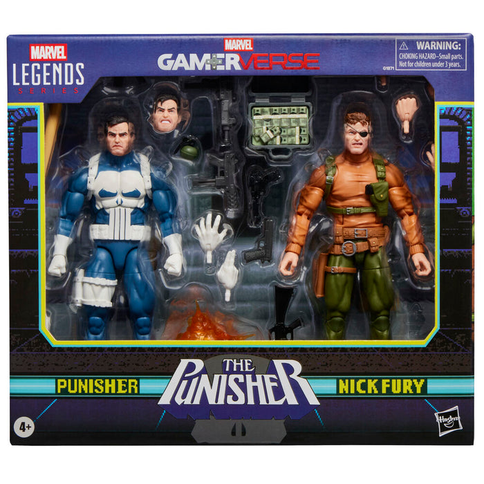 Marvel Legends Series Gamerverse The Punisher Punisher & Nick Fury pack 2 figures-1