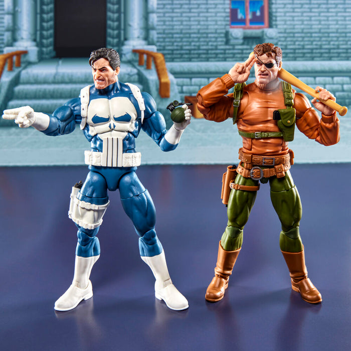 Marvel Legends Series Gamerverse The Punisher Punisher & Nick Fury pack 2 figures-5