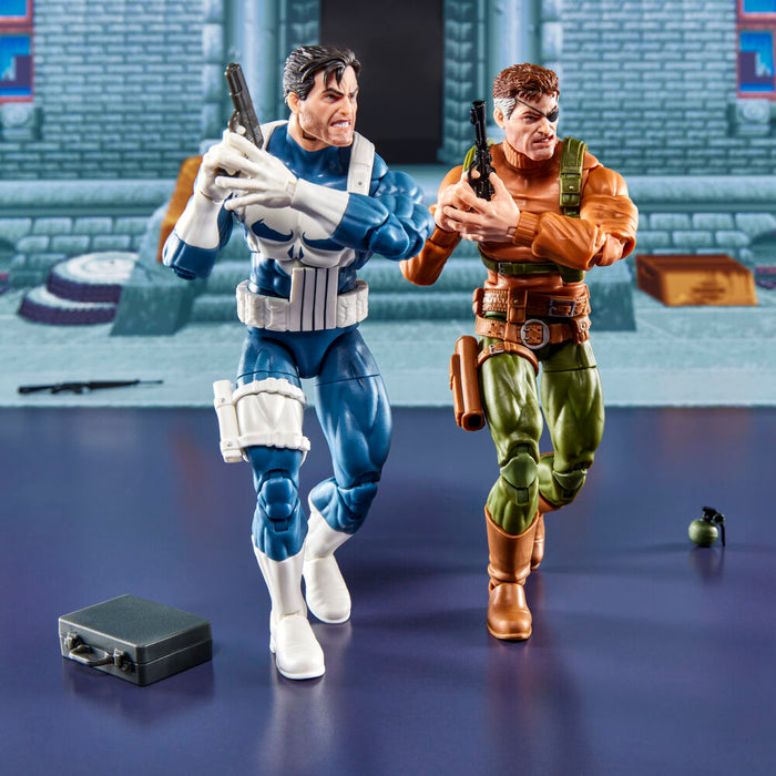Marvel Legends Series Gamerverse The Punisher Punisher & Nick Fury pack 2 figures-6